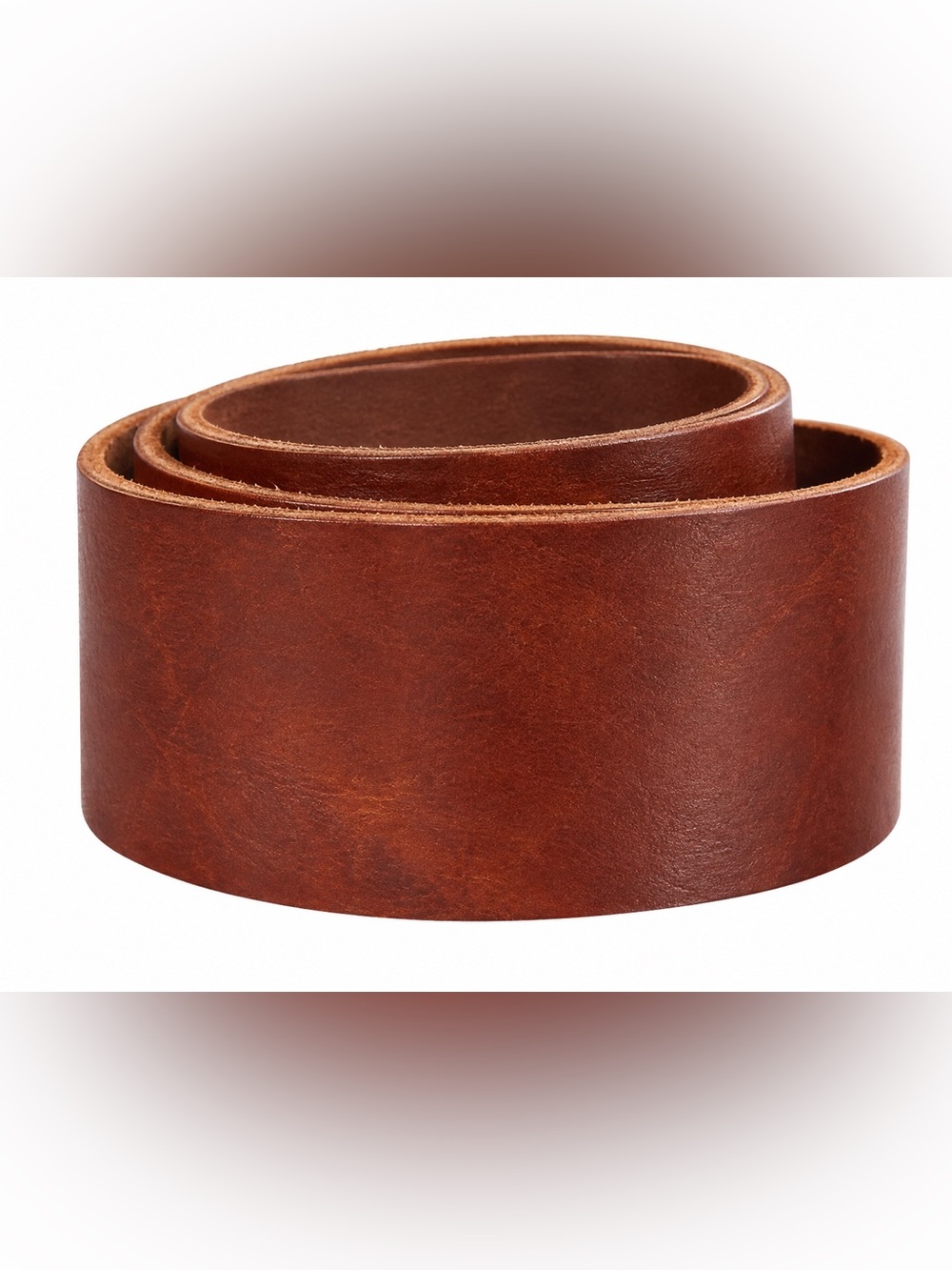 Italian Genuine Leather Brown Belt Rustic Heritage Workwear Western M
